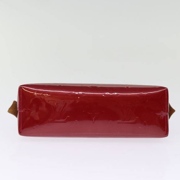 LOUIS VUITTON Vernis Pochette Cosmetic Pouch Pomme D'amour M91496 LV Auth 75151 - Picture 6 of 16